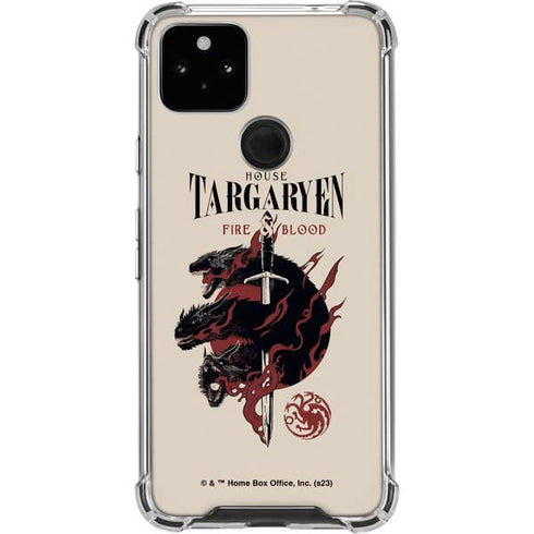 Game of Thrones: Fire & Blood Google Pixel 5a 5G Clear Case